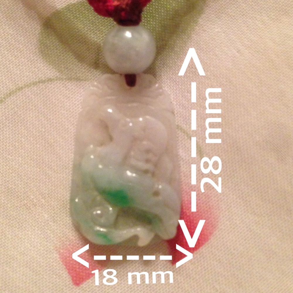 🌹This lucky and nice horse necklace is real Jade